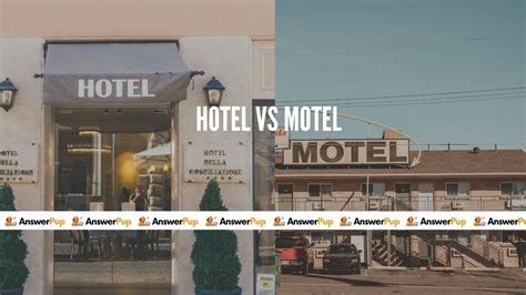 What Is The Difference Between Hotel And Motel Answer Pup
