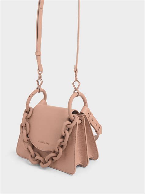 A wide variety of the top countries of supplier is china, from which the percentage of charles and keith bag supply is 100% respectively. Blush Chunky Chain Link Small Shoulder Bag - CHARLES ...