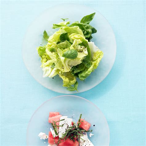 Green Salad With Basil Leaves Recipe Martha Stewart