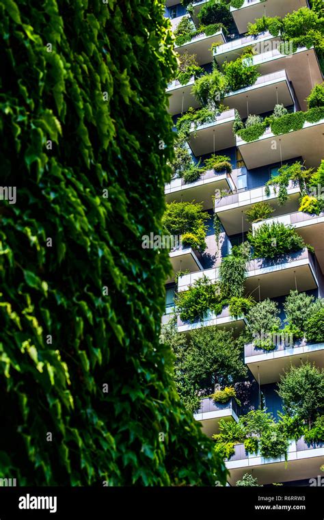 Bosco Verticale Vertical Forest Milan Italy Stock Photo Alamy