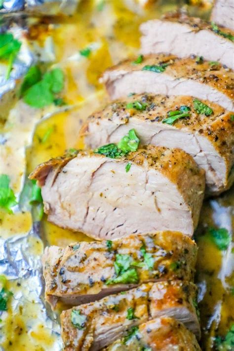 The pork tenderloin is then rubbed in a flavorful but not too spicy cajun rub, and then baked while being glazed with a tangy maple dijon glaze. Easy Baked Ranch Pork Tenderloin and Gravy Recipe | Pork ...