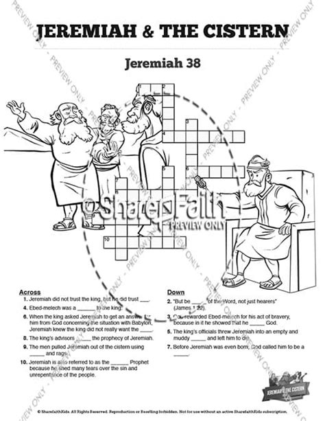 The Prophet Jeremiah Sunday School Crossword Puzzles Sharefaith Media
