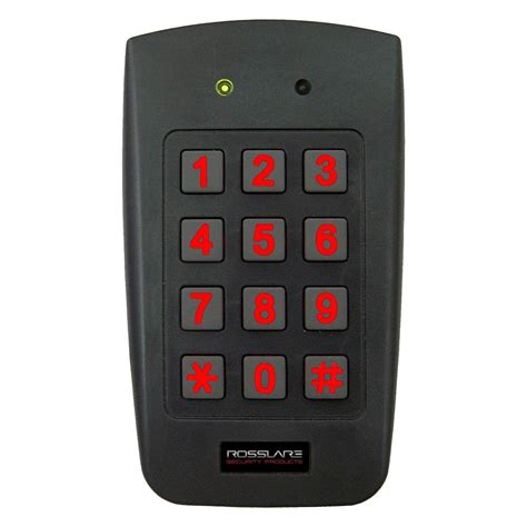 Csd Rosslare 3x4 Pin Keypad Wiegand Out Backlit Ip65