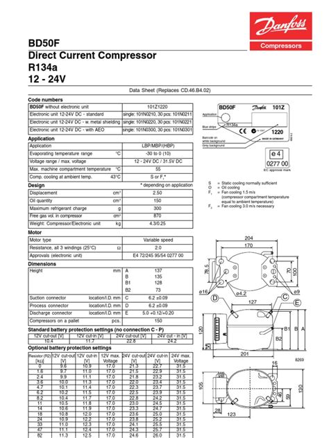 Sundanzer Compressor Specifications Refrigeration Gas Compressor