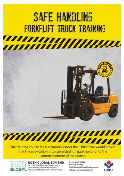 Nosh Global Sdn Bhd Safe Handling Forklift Truck Training