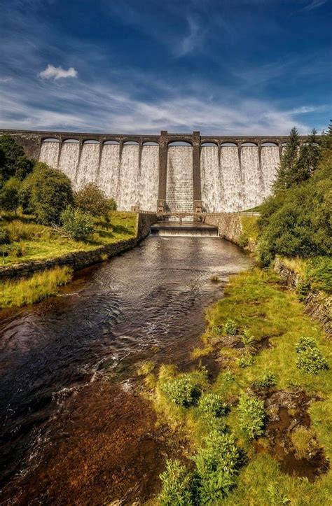 Claerwen Dam Elan Valley By Gordon Baird Maclaren Wales England