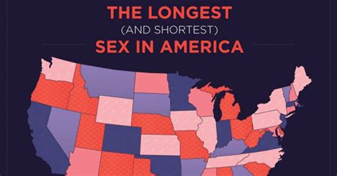 Map Shows Which States Have The Longest And Shortest Sex In America