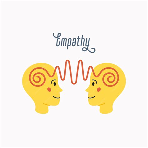 Premium Vector Empathy Empathy Concept Silhouettes Of Two Human
