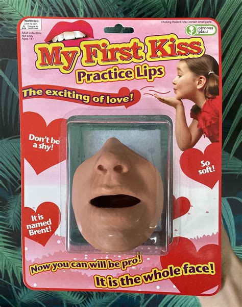 Psbattle Packaged Plastic Lips Toy For Practicing Kissing With Rphotoshopbattles