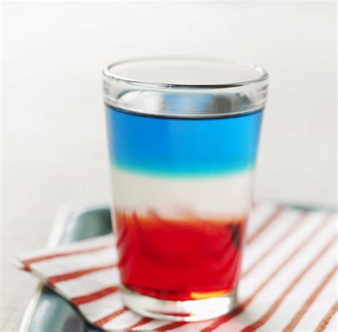 Red White And Blue Shots Recipe Easy Kitchen