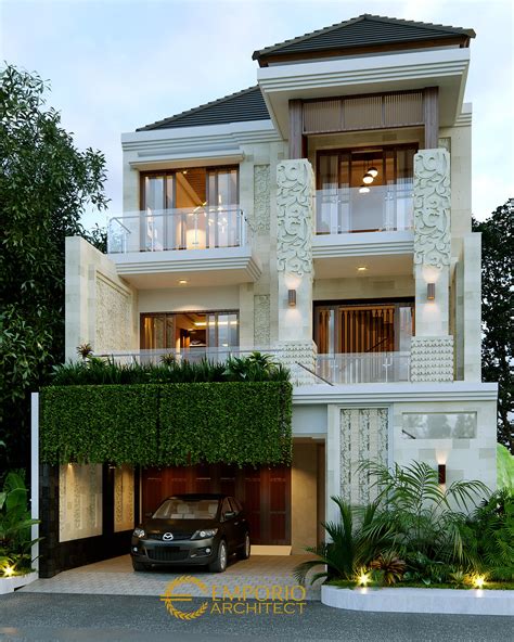 Tujuannya sama dengan penggunaan jendela atau pintu yang lebar, yaitu agar dapat memperoleh cahaya matahari dan udara segar. Desain Rumah Villa Bali 3 Lantai Ibu Lidesy Layarda di ...