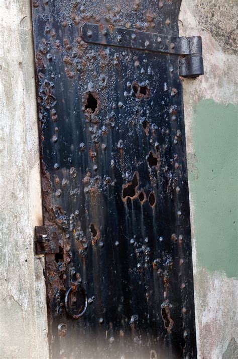 Rusty Steel Door Free Stock Photo Public Domain Pictures