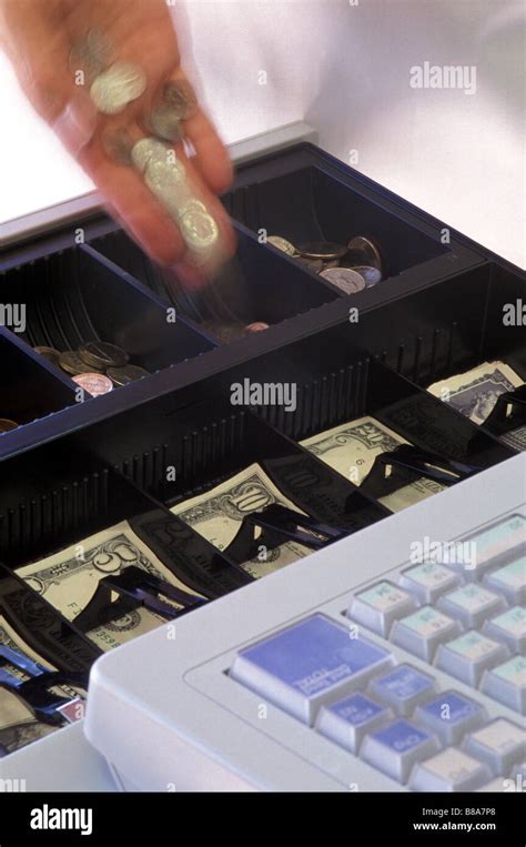 Money Drawer Stock Photo Alamy