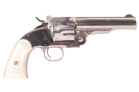 Uberti 1875 No 3 Top Break 45 Colt Revolver With Pearl Grips For Sale