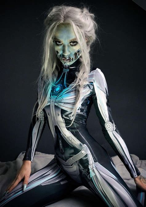 Cyberpunk Clothing Sexy Cosplay Costume Women Robot Armor Costume
