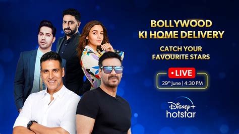 It is now called disney + hotstar india. Disney+ Hotstar Bollywood Ki Home Delivery Event Has ...