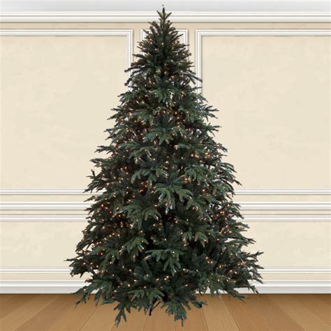 Ge fresh cut christmas tree. Get Pre-lit Deluxe Highland Fir Artificial Christmas Trees ...