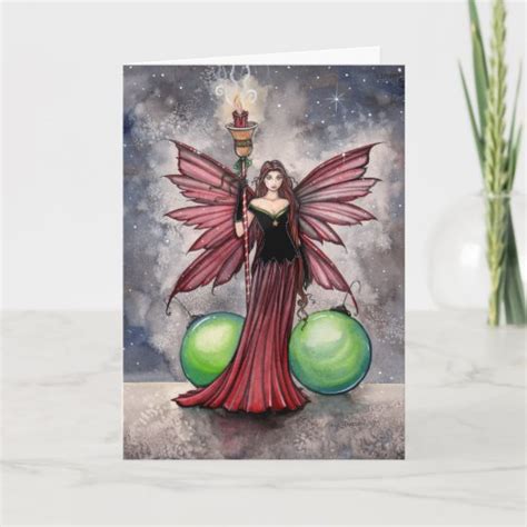 Christmas Fairy Card By Molly Harrison