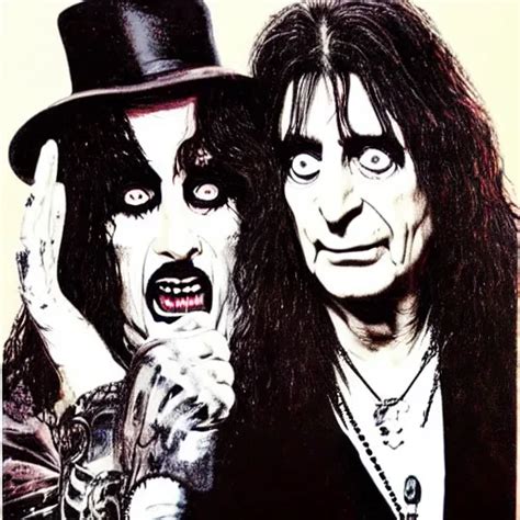 Alice Cooper And Ozzy Osbourne In The Style Of Stable Diffusion Openart