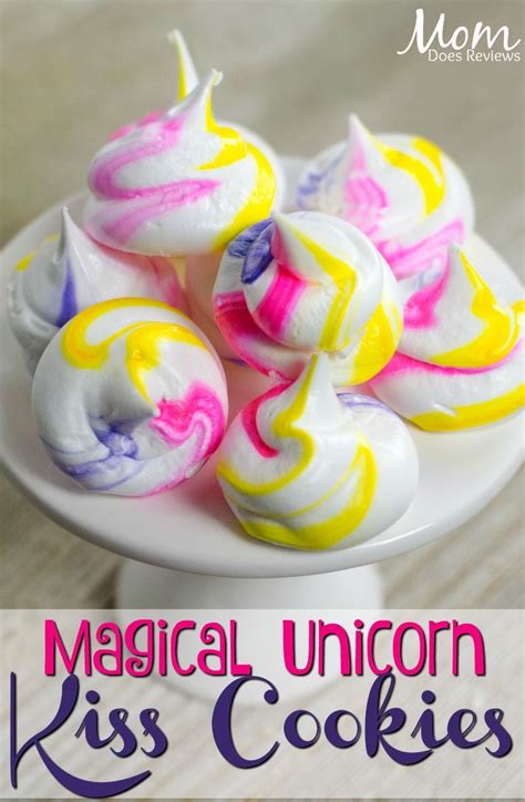 Magical Unicorn Kiss Cookies Recipe Kiss Cookies Fun Kids Food