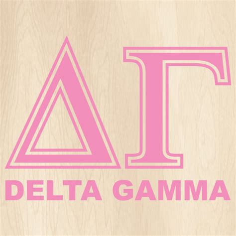 Delta Gamma Pink Letter Svg Delta Gamma Letter Png Delta Gamma