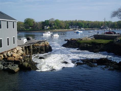 Cohasset Ma A Dazzling Day In May 2008 Yielded This Scene At The Rapids On Cohasset Harbor