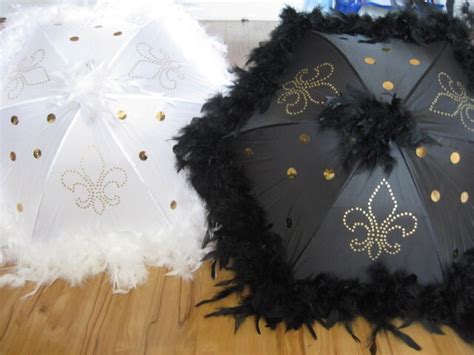 Bride And Groom New Orleans Wedding Second Line Umbrellas Set Etsy