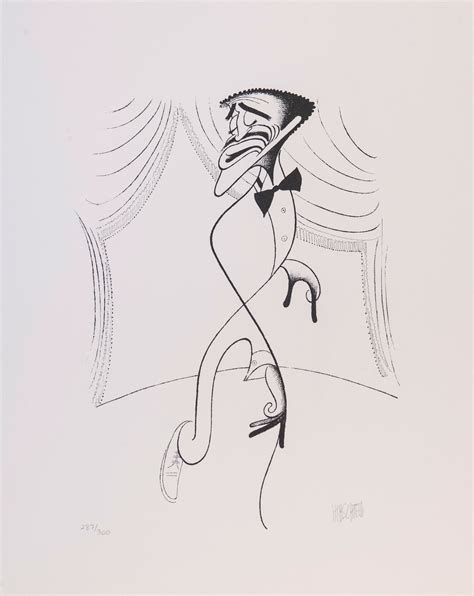 Sammy Davis Jr Al Hirschfeld Rue Royale Fine Art