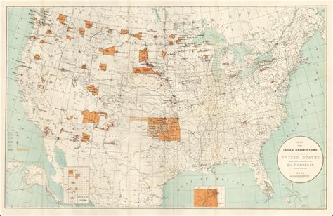 Map Of Reservations In Us World Map