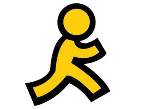 Heres The Story Behind Aols Iconic Yellow Running Man Logo