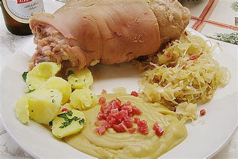 Berliner Eisbein mit Sauerkraut und Erbspüree von waldgeist17 Chefkoch