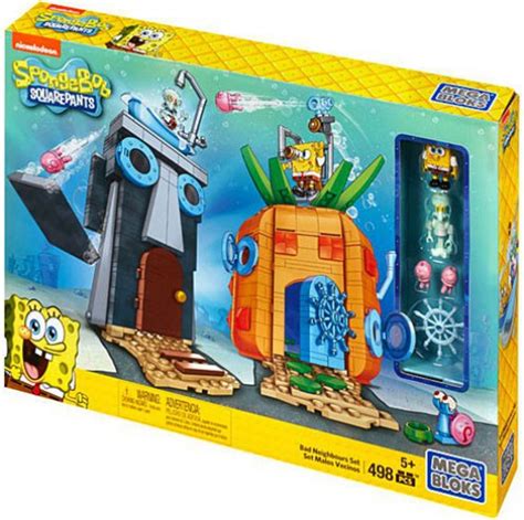 Mega Bloks Spongebob Squarepants Bad Neighbors Set 38038 Toywiz