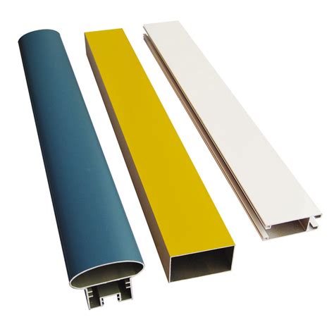 White black powder coating aluminum thermal break window profiles. POWDER COATING | GRECO