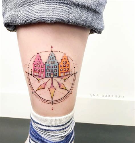 25 Cityscape Tattoos Of The World S Most Beautiful Skylines Tattooblend Kulturaupice