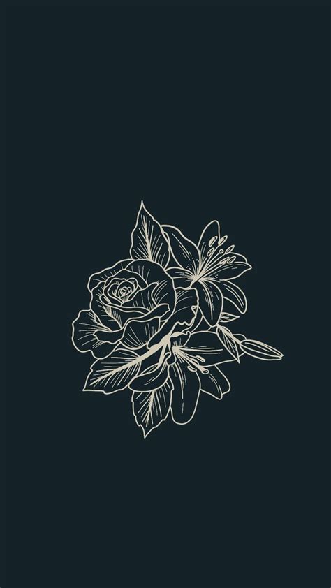 Free for commercial use no attribution required high quality images. Tattoo design inspiration — line work florals. Rose, peony ...