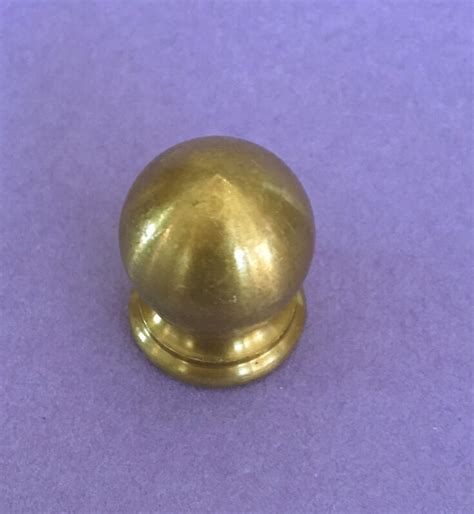 58 Unfinished Plain Solid Brass Knob Finial 18f Ips 38 Tap Lamp