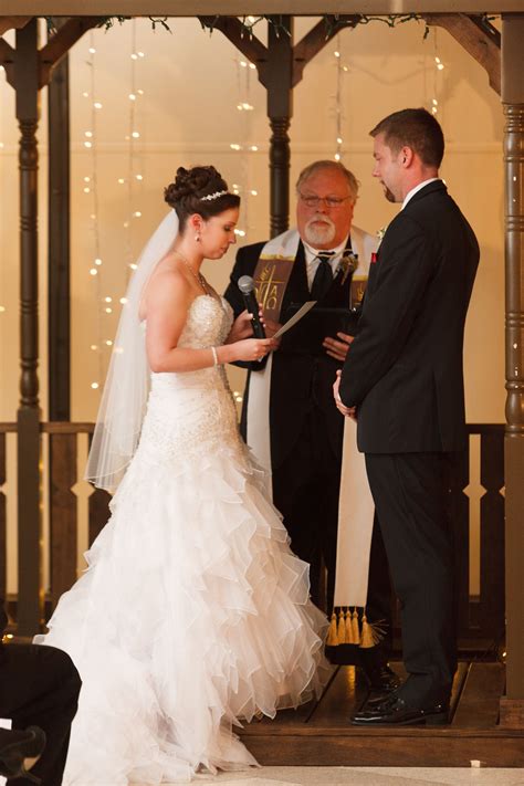 During this last decade, i've learned that couples spend many days, months and years planning their wedding reception and ceremony. Bride Reading to Groom During Ceremony
