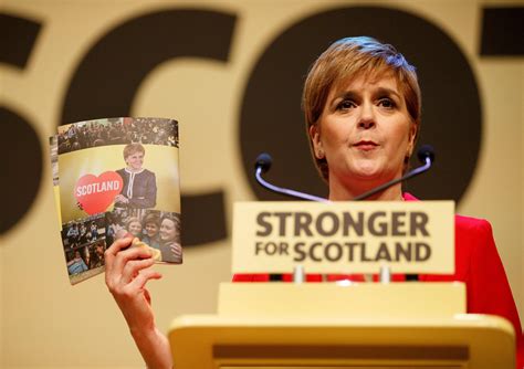 In Pictures Nicola Sturgeon Launches Snps General Election