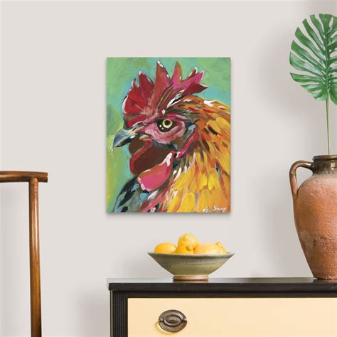 Rooster Canvas Art Print Ebay