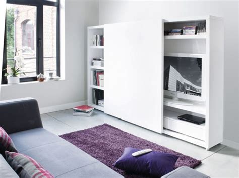 Falls bereits möbel oder pflanzen in ihrer wohnung stehen, die als sichtschutz geeignet sind, setzen sie diese als versteck ein. Un beau meuble télé pour mon salon - Elle Décoration ...