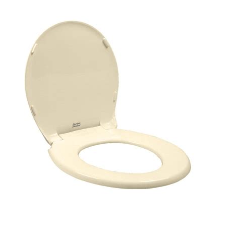 American Standard Rise And Shine Round Closed Front Toilet Seat In Bone