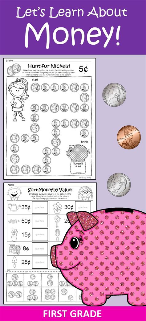 money worksheets 1st grade money worksheets money worksheets 1st
