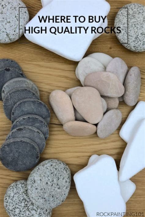 Where To Buy Smooth And Flat Rocks For Crafts Rock Painting 101
