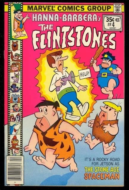 The Flintstones 4 High Grade Jetsons App Hanna Barbera Marvel Comic