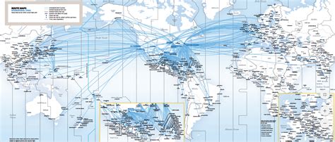 United Airlines Route Map