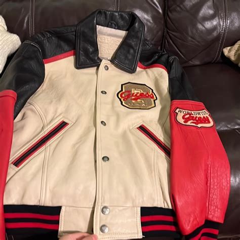 Vintage Jackets And Coats Vtg Guess Varsity Jacket Poshmark
