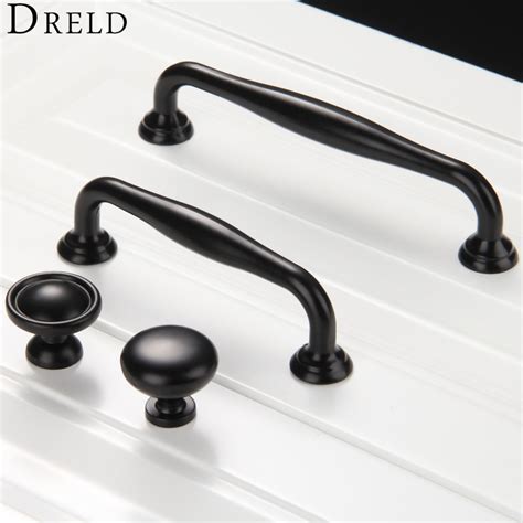 These handles are all available at low trade prices and in stock for fast delivery. 1Pc Furniture Knobs Black Kitchen Door Handles Cupboard ...