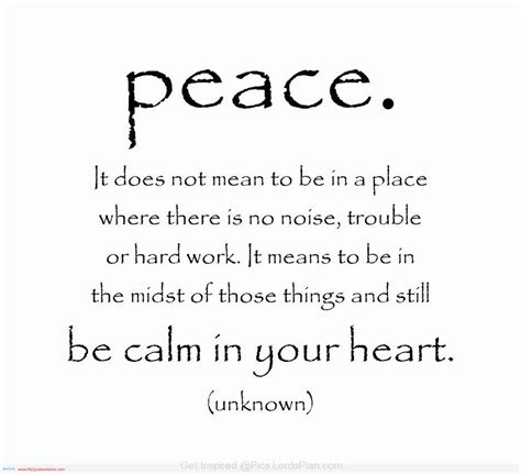 Need Peace Of Mind Quotes Quotesgram