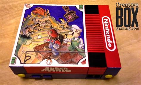 Super Mario Brothers Custom Nes Console By