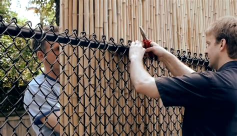 How To Cover A Chain Link Fence And Give Yourself Privacy Chain Link